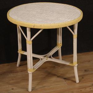 Mesa de centro italiana em vime